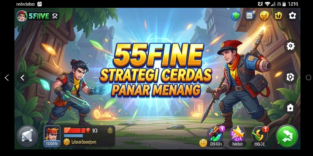 Tampilan gameplay <strong>55FIVE</strong> yang menegangkan dan menantang strategi.
