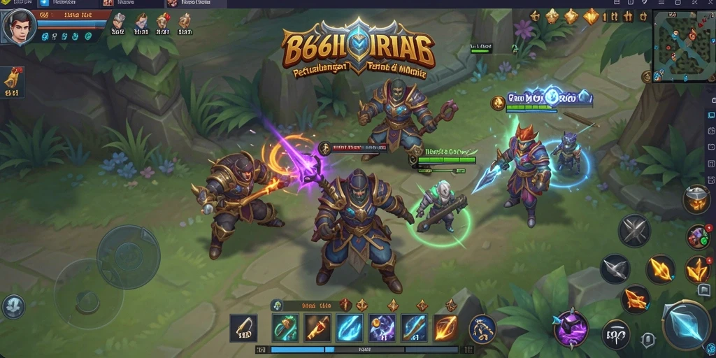Tangkapan layar menunjukkan aksi seru dalam gameplay MMORPG 666I.