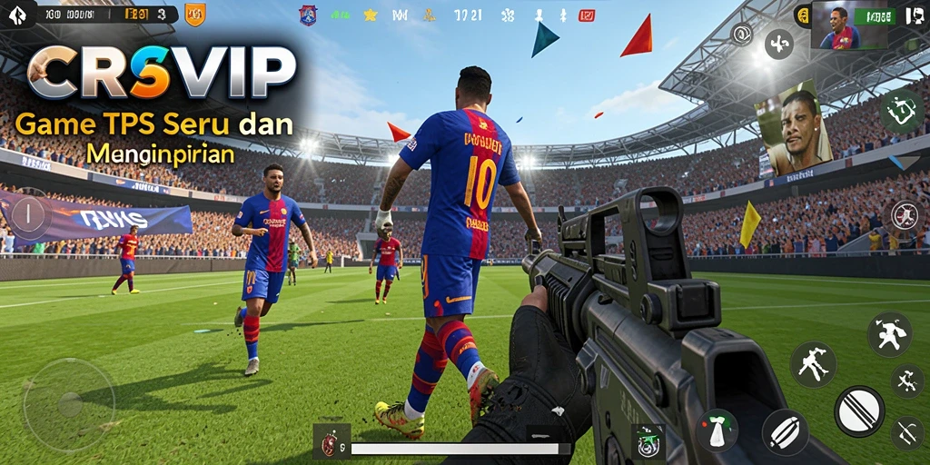 Gameplay seru CR7VIP dengan aksi menegangkan.