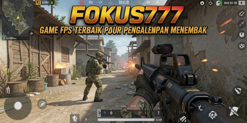 Gameplay FOKUS777 yang mendebarkan dalam aksi FPS.