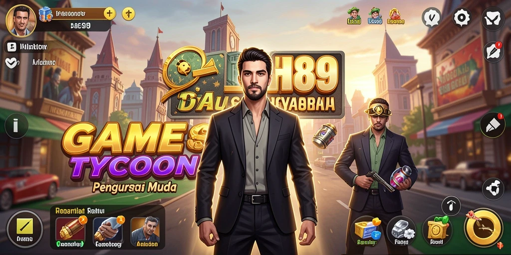 Tampilan gameplay H89 menampilkan pengelolaan bisnis yang mendebarkan.