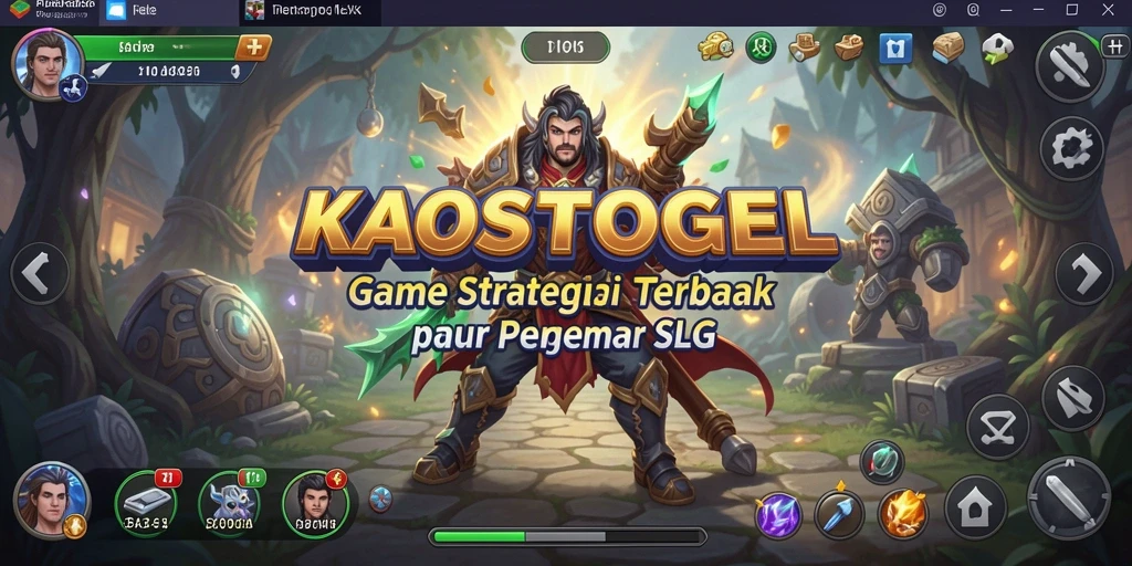 Tampilan gameplay menarik dari KAOSTOGEL yang penuh strategi.
